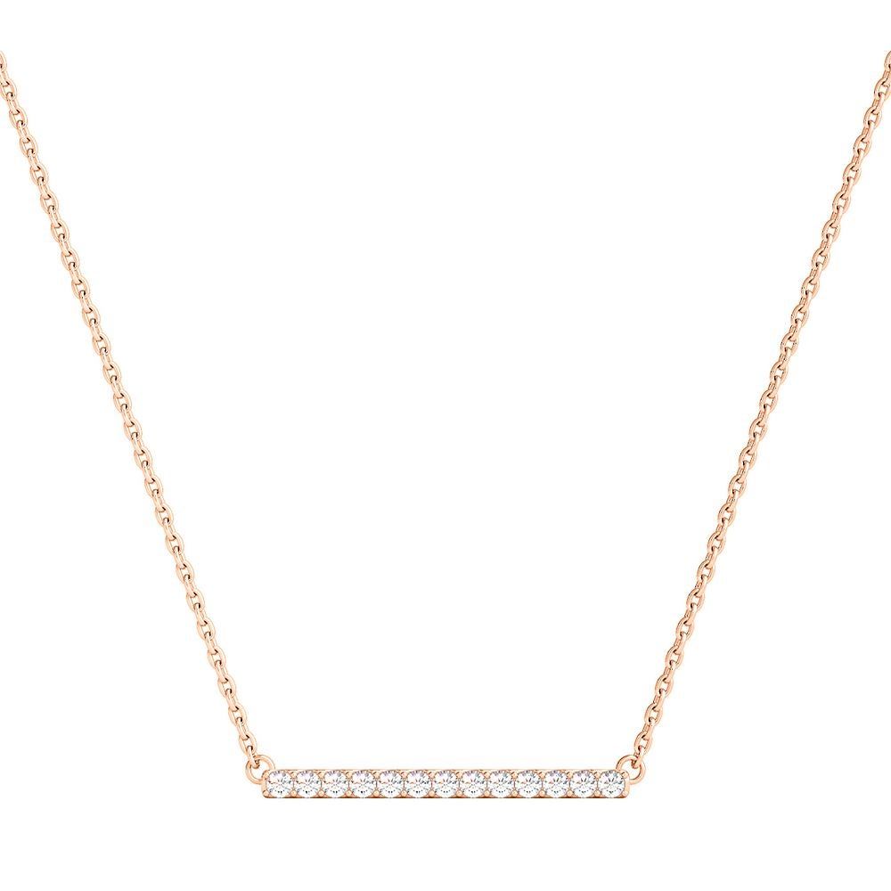 1/4 ct. tw. Diamond Bar Necklace in 10K Rose Gold