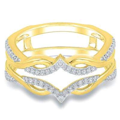 1/ ct. tw. Diamond Ring Enhancer 10K Gold