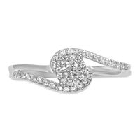 1/4 ct. tw. Diamond Promise Ring 10K White Gold