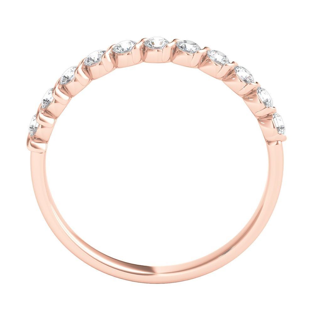 1/ ct. tw. Diamond Band 10K Rose Gold