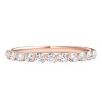 1/ ct. tw. Diamond Band 10K Rose Gold