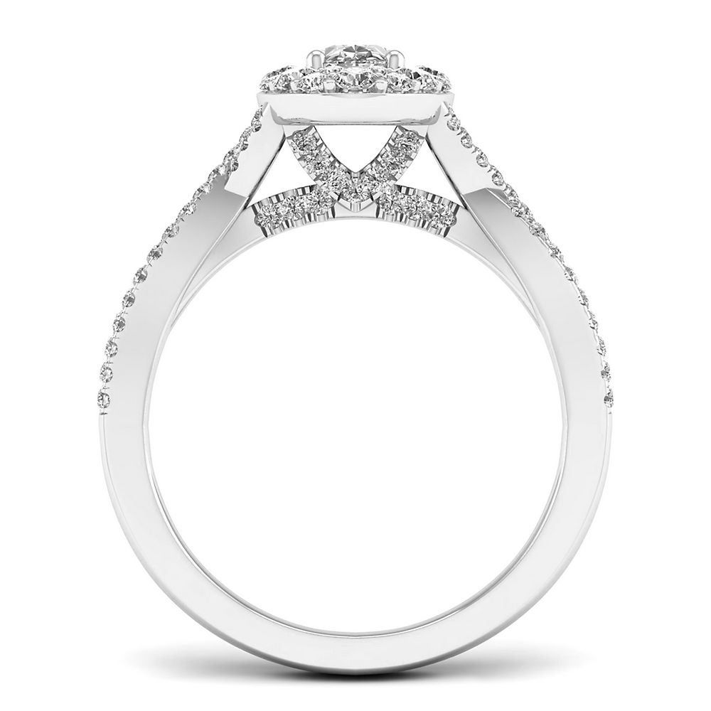 My Diamond Story® 7/8 ct. tw. Engagement Ring 14K White Gold