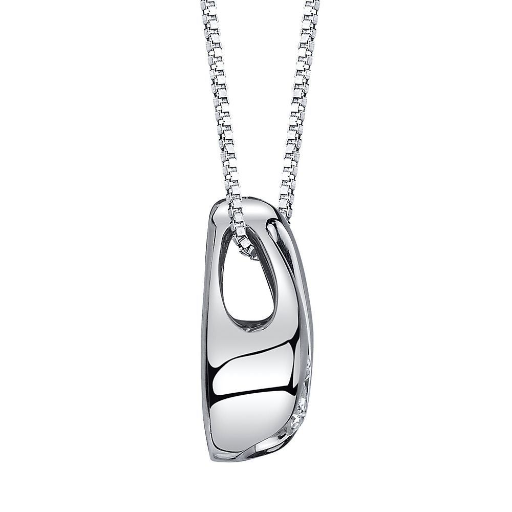 Sirena® 1/10 ct. tw. Diamond Pendant in 14K White Gold