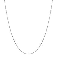 Diamond Cut Square Bead Necklace in Sterling Silver