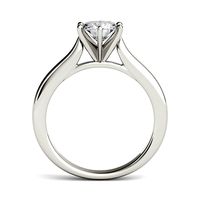 1 ct. tw. Moissanite Ring 14K White Gold