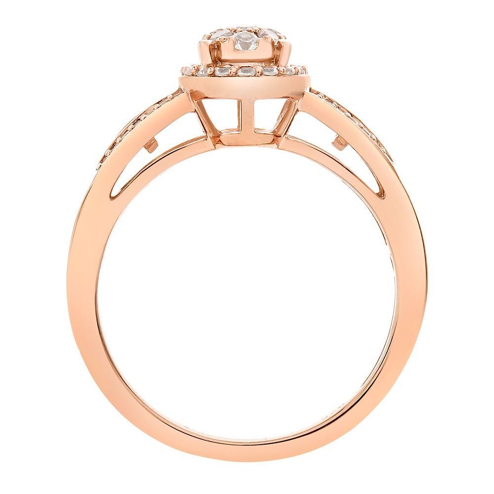 1/2 ct. tw. Diamond Ring 10K Rose Gold