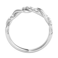 ct. tw. Diamond Band 14K White Gold