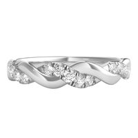 ct. tw. Diamond Band 14K White Gold