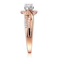 3/8 ct. tw. Diamond Engagement Ring 10K Rose & White Gold