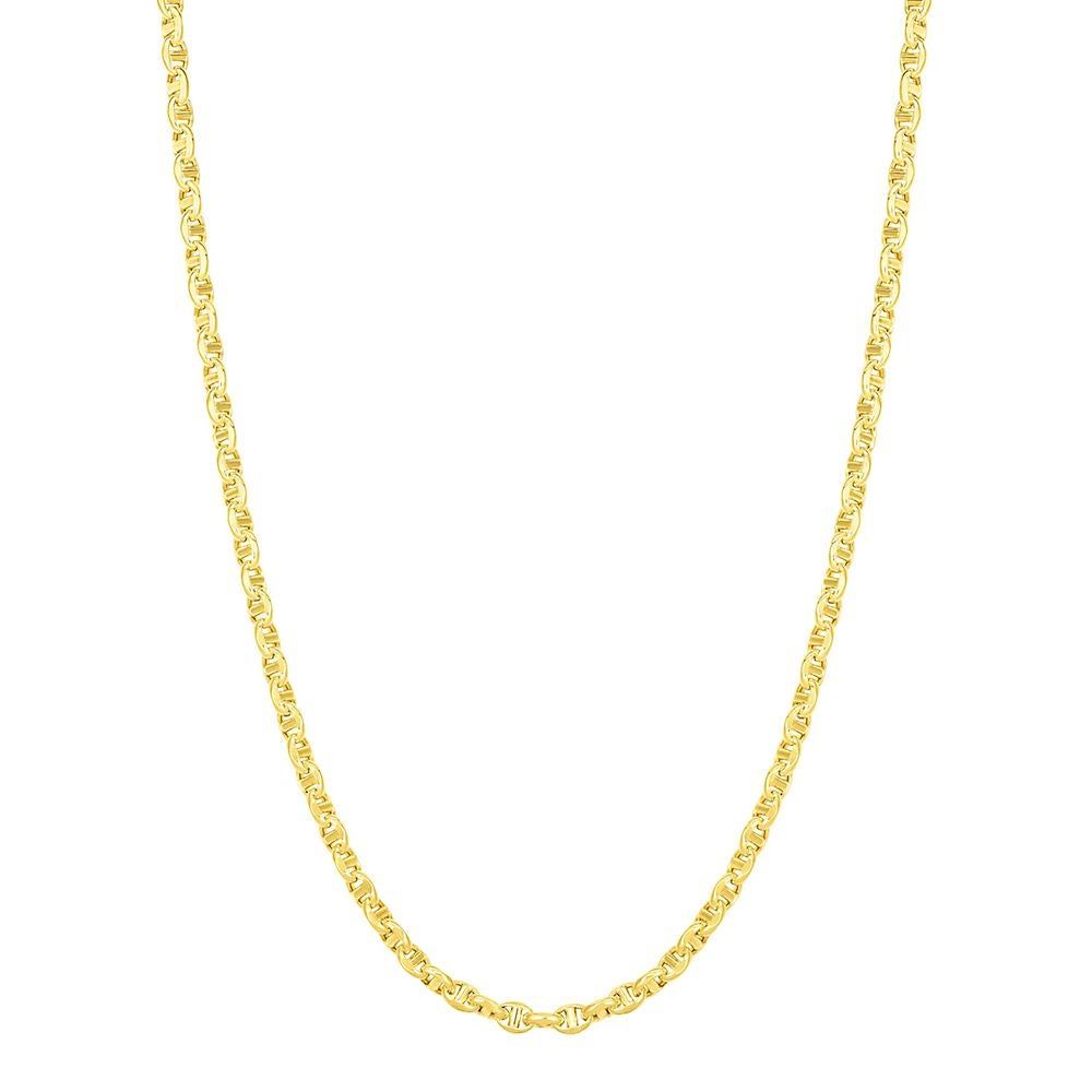 Men's Mariner Chain in 14K Yellow Gold, 24"