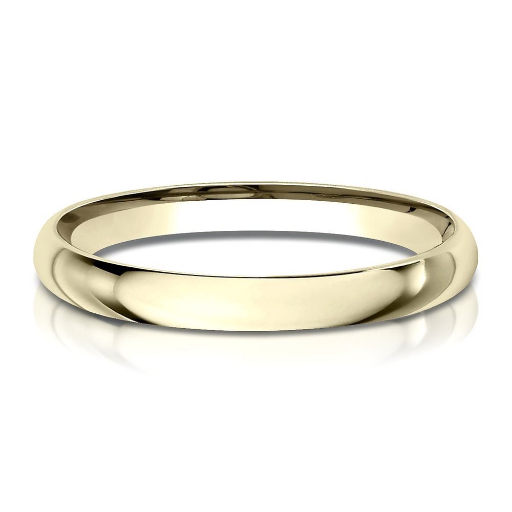 Wedding Band 14K Yellow Gold, 2MM