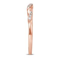 1/ ct. tw. Diamond Contour Band 14K Rose Gold