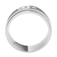Men's 3/8 ct. tw. Black & White Diamond Ring 10K Gold