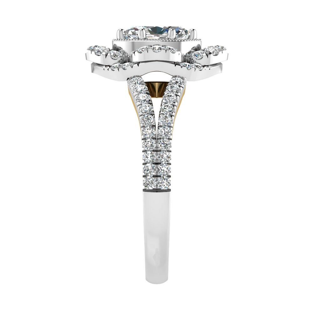 TRULY™ Zac Posen / ct. tw. Diamond Engagement Ring 14K White Gold