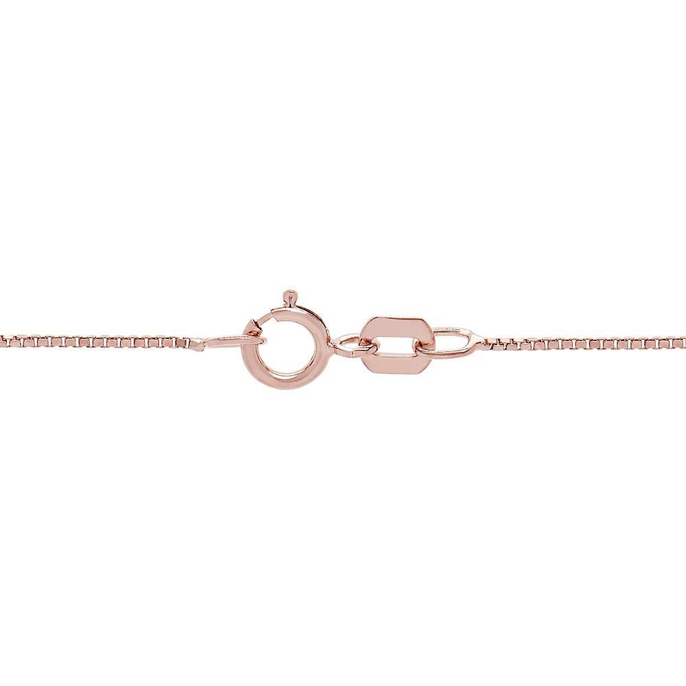 Endura Gold® Polished Box Chain in 14K Rose Gold, 18"