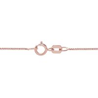 Endura Gold® Polished Box Chain in 14K Rose Gold, 18"