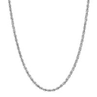 Hollow Rope Chain in 14K White Gold, 20"