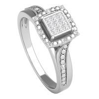 1/5 ct. tw. Diamond Promise Ring Sterling Silver