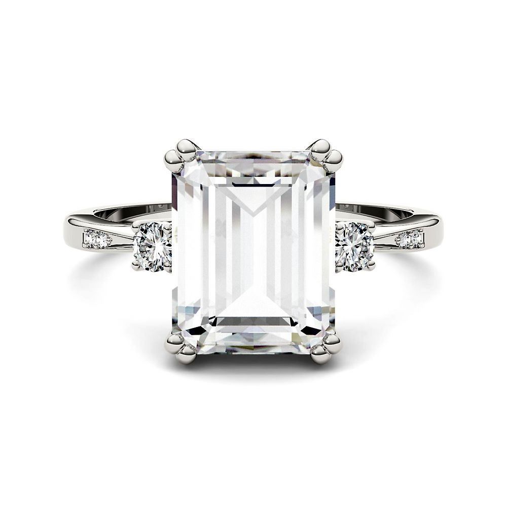 3 1/3 ct. tw. Moissanite Ring 14K White Gold