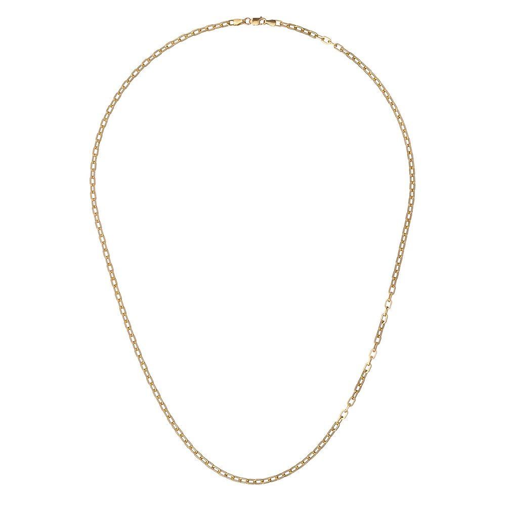 Elongated Link Chain in 14K Yellow Gold, 22"