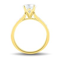 1 1/ ct. tw. Lab Grown Diamond Engagement Ring 14K Gold