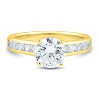 1 1/ ct. tw. Lab Grown Diamond Engagement Ring 14K Gold