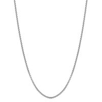 Round Box Chain in 14K White Gold, 22"