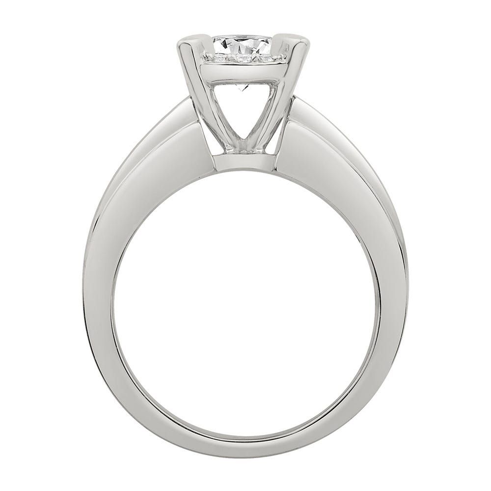 1 ct. tw. Diamond Engagement Ring 14K White Gold