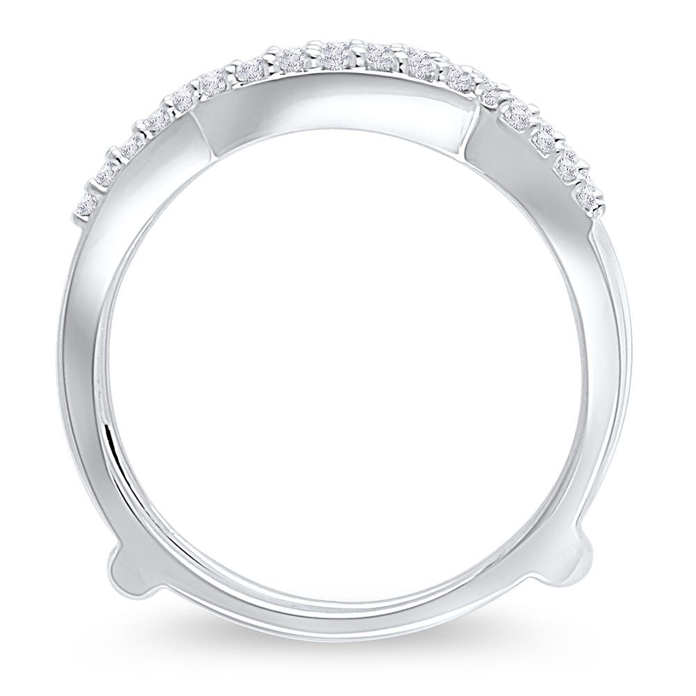 3/4 ct. tw. Diamond Enhancer Ring 14K White Gold