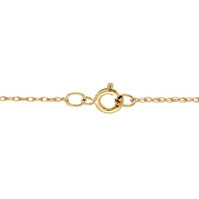 Made in Italy Men's 4.7mm Diamond-Cut Curb Chain Necklace in 14K Gold - 22