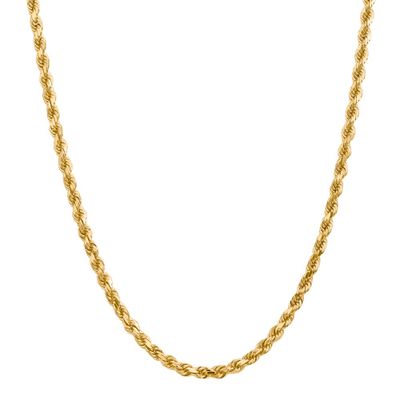 Rope Chain in 14K Yellow Gold, 24"