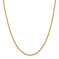 Men's Rope Chain in 14K Yellow Gold, 24"