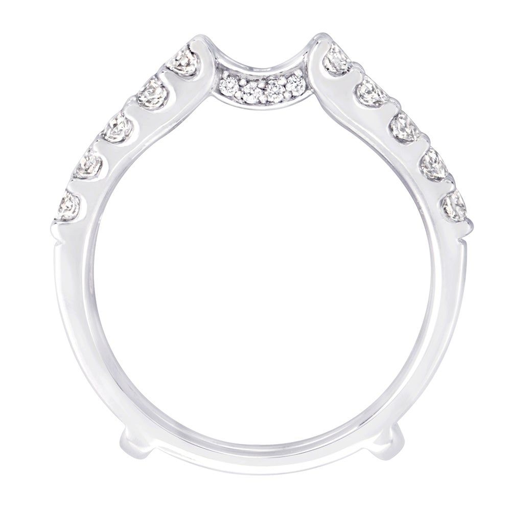 Diamond Ring Enhancer with PavÃ© Setting 14K White Gold (1 ct. tw.)