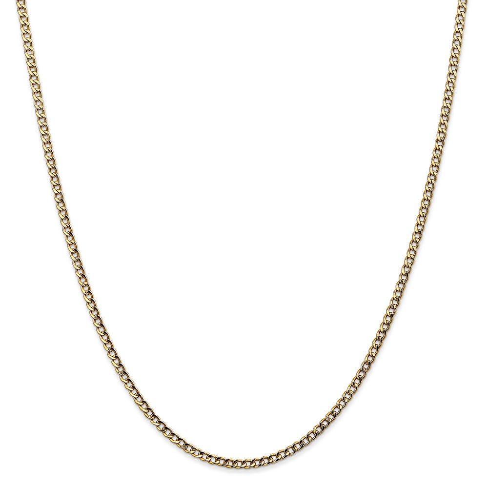 Curb Link Chain in 14K Yellow Gold, 18"
