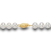 Cultured Freshwater Pearl Necklace in 14K Yellow Gold, 6 mm, 18â