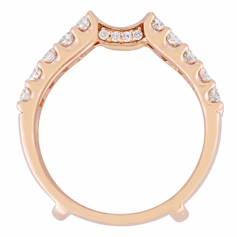 Diamond Ring Enhancer with PavÃ© Setting 14K Rose Gold (1 ct. tw.)