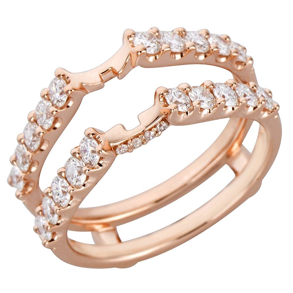 Diamond Ring Enhancer with PavÃ© Setting 14K Rose Gold (1 ct. tw.)