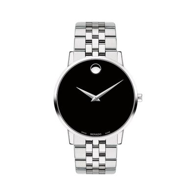 Museum Classic Menâs Watch with Black Dial in Stainless Steel, 40mm