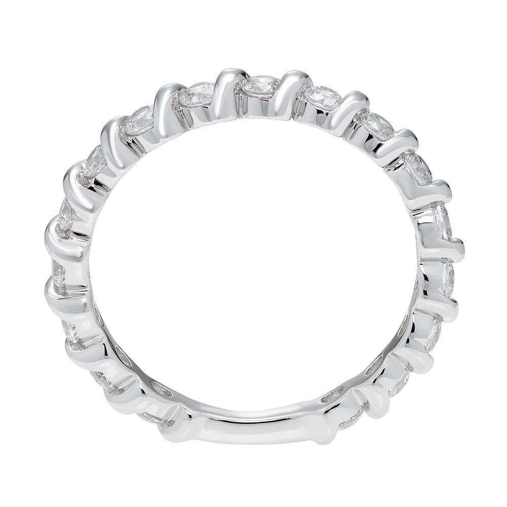 1 ct. tw. Diamond Eternity Band 10K White Gold