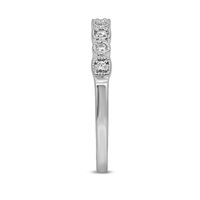 1/8 ct. tw. Diamond Stack Band 14K White Gold