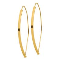 Threader Earrings in 14K Yellow Gold