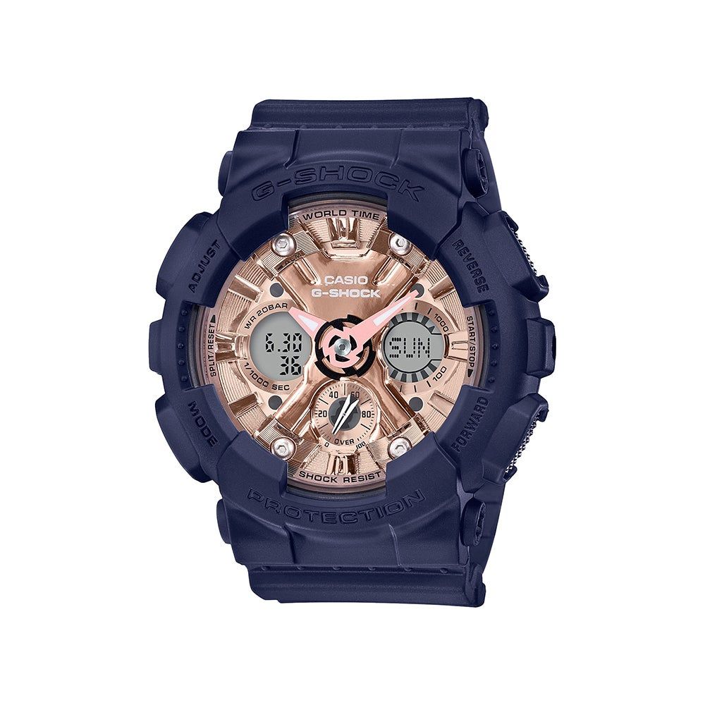 S Series Analog-Digital Womenâs Watch in Navy Resin