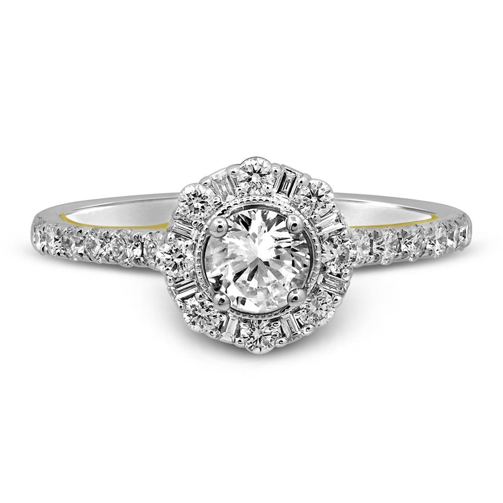 Marilyn Round Diamond Engagement Ring 14k white gold (1 ct. tw.)