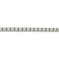 Menâs Box Chain in Sterling Silver, 4.5mm, 24â