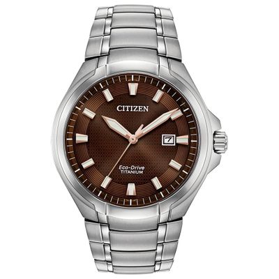 Paradigm Brown Men's Watch in Super Titanium, 43mm