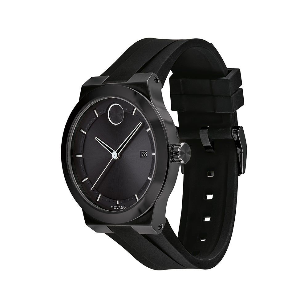 Fusion Men's Watch in Black Ion-Plated Stainless Steel, 34mm