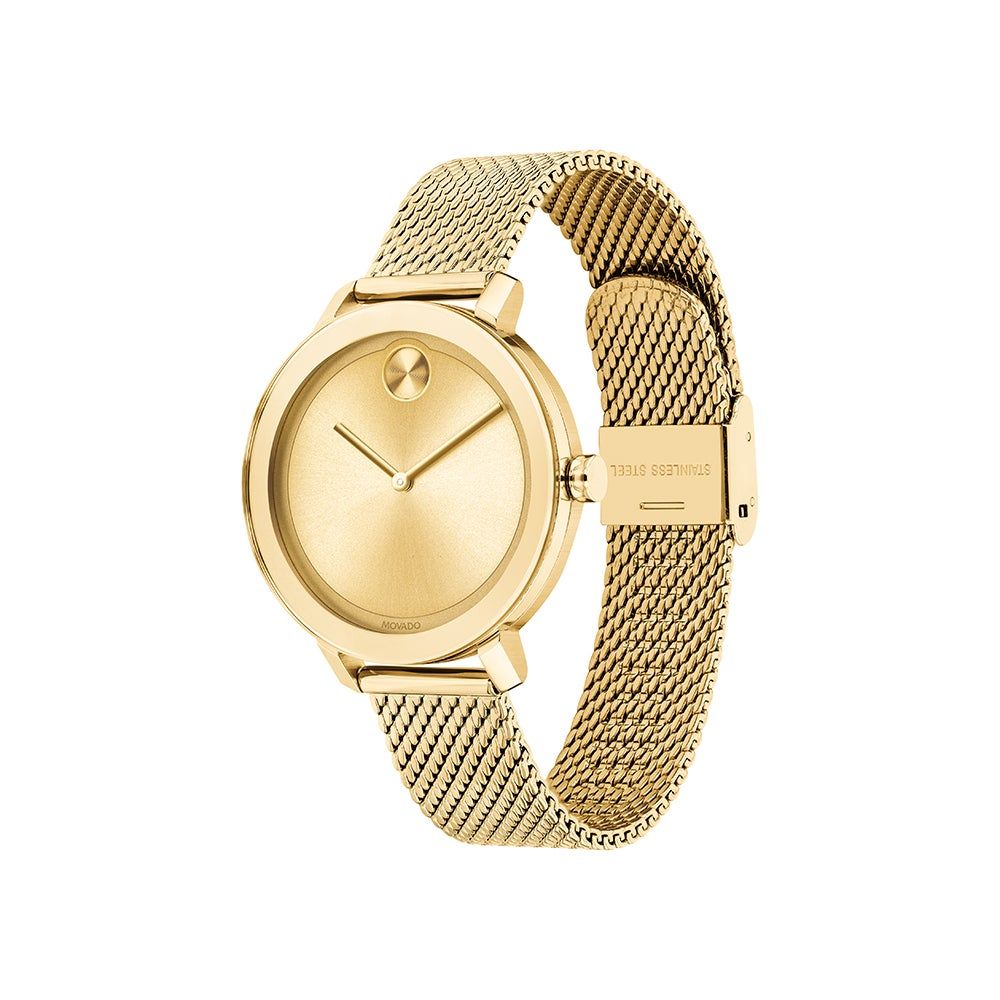Evolution Women's Watch in Yellow Gold-Tone Ion-Plated Stainless Steel, 34mm