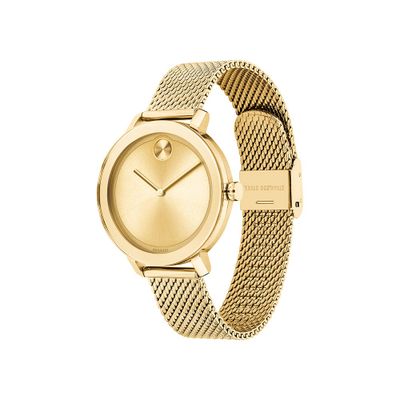 Evolution Women's Watch in Yellow Gold-Tone Ion-Plated Stainless Steel, 34mm