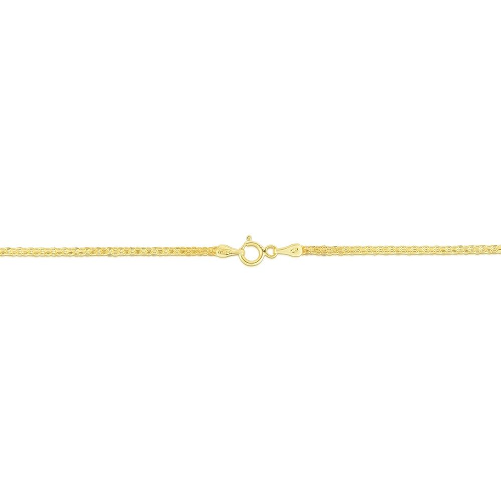 Byzantine Chain in 14K Yellow Gold, 22"