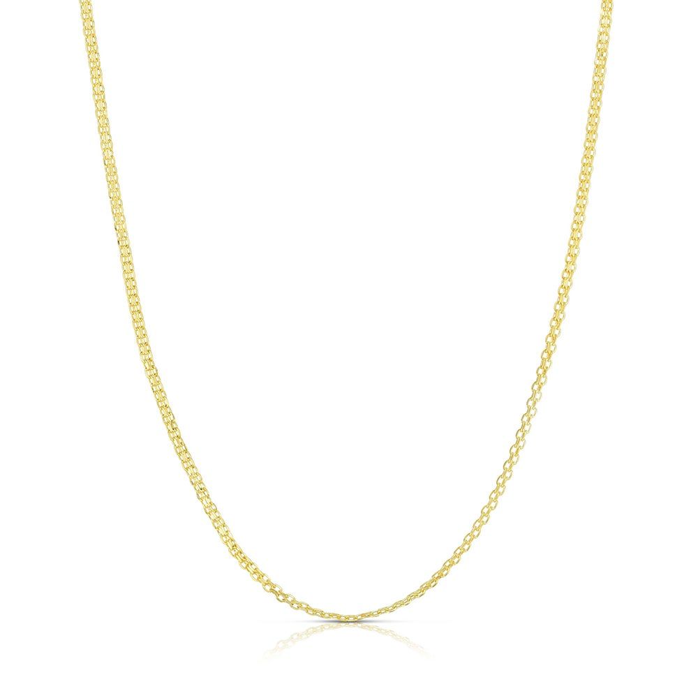 Byzantine Chain in 14K Yellow Gold, 22"